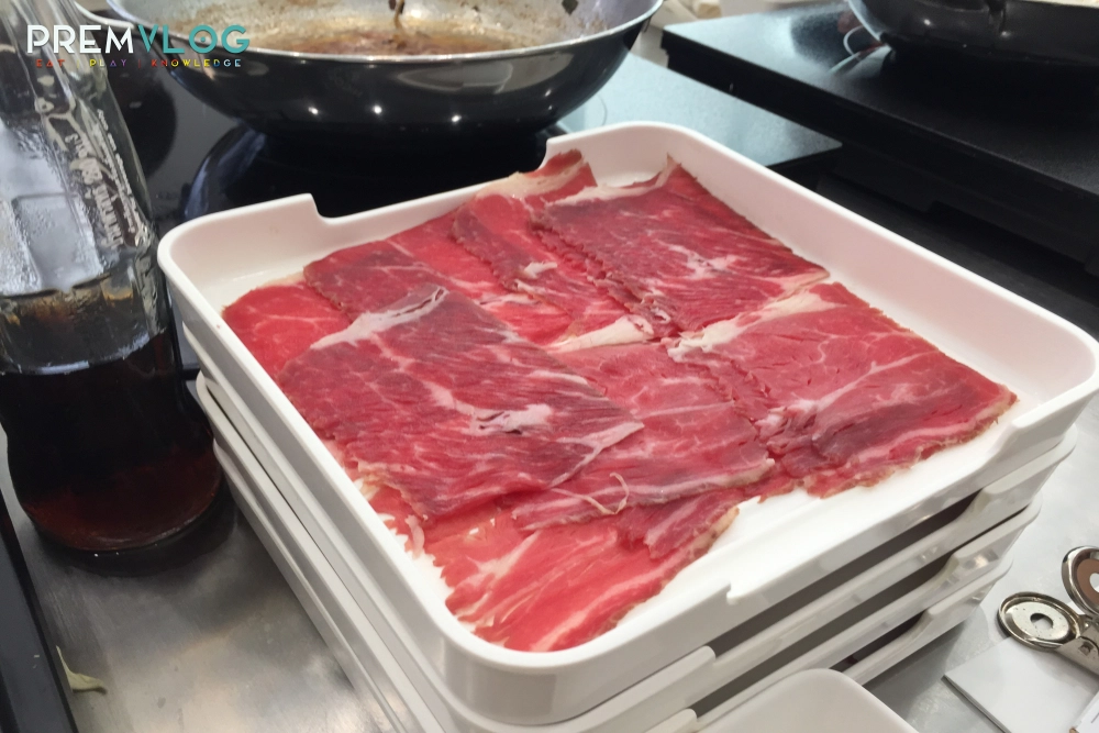 เนื้อวัว บาง เนื้อวัวบาง เนื่อวัวออสเตรเลีย ร้านShabuLab Shabu Lab ชาบู
