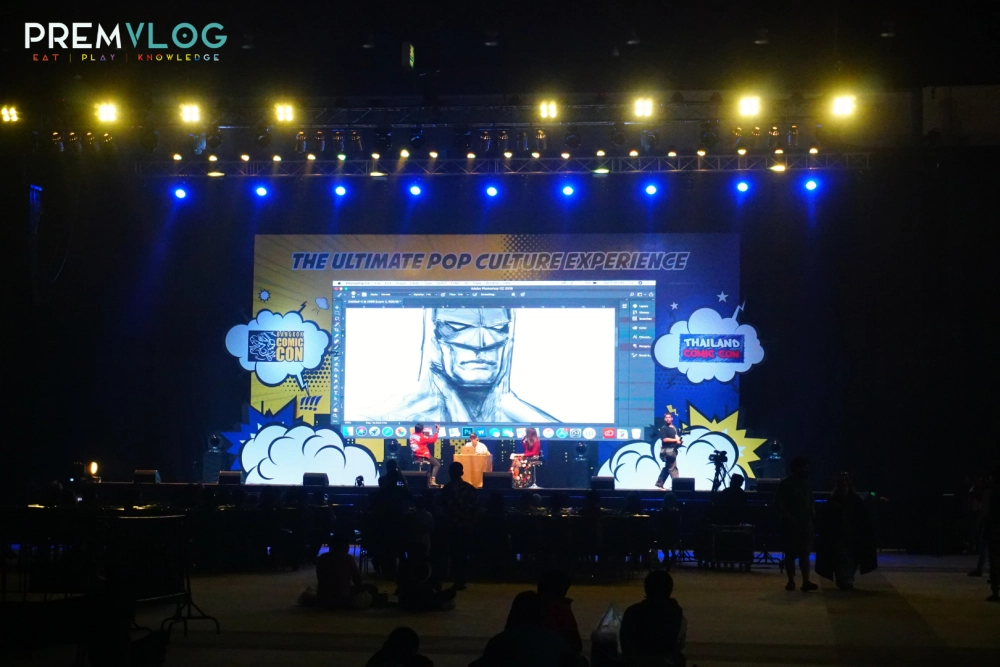 Batman speedpaint BCCxTCC2018 Bangkok Comic con Thailand comic con